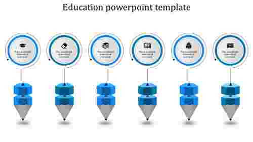 education powerpoint template-education powerpoint template-6-blue